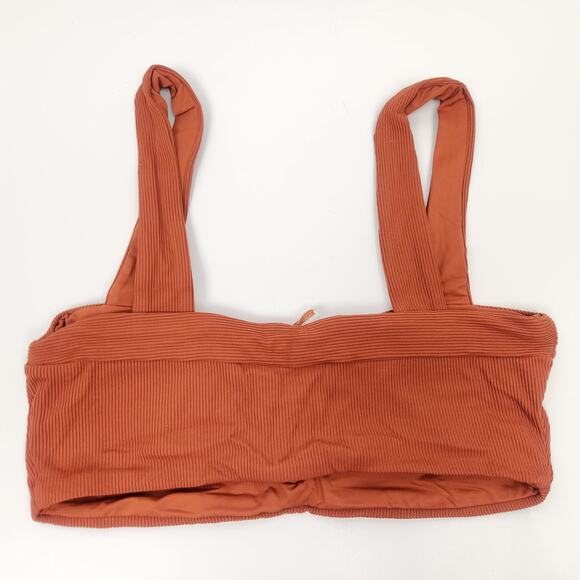 L*Space Lee Lee Bikini Top in Amber Brown Size DD NWT - Picture 5 of 7